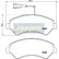 Brake Pad Set, disc brake PA-0625AF Japanparts, Thumbnail 2
