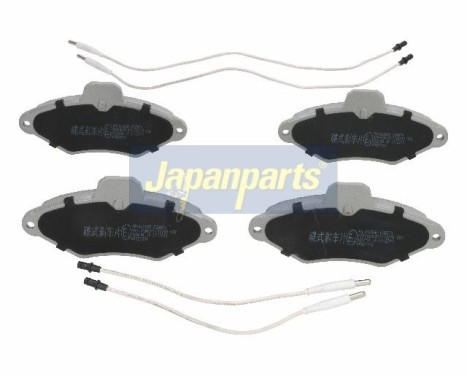 Brake Pad Set, disc brake PA-0628AF Japanparts