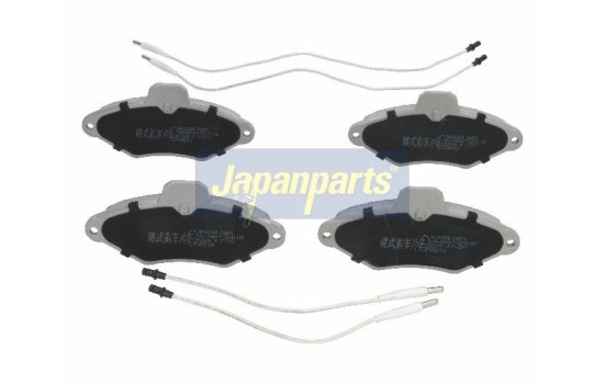 Brake Pad Set, disc brake PA-0628AF Japanparts