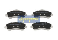 Brake Pad Set, disc brake PA-0645AF Japanparts