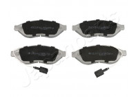 Brake Pad Set, disc brake PA-0655AF Japanparts