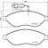 Brake Pad Set, disc brake PA-0655AF Japanparts, Thumbnail 2