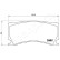 Brake Pad Set, disc brake PA-0656AF Japanparts, Thumbnail 2