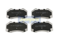 Brake Pad Set, disc brake PA-0703AF Japanparts