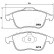 Brake Pad Set, disc brake PA-0704AF Japanparts, Thumbnail 2