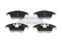Brake Pad Set, disc brake PA-0704AF Japanparts