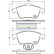 Brake Pad Set, disc brake PA-0710AF Japanparts, Thumbnail 2