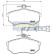 Brake Pad Set, disc brake PA-0903AF Japanparts, Thumbnail 2