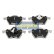 Brake Pad Set, disc brake PA-0906AF Japanparts