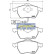 Brake Pad Set, disc brake PA-0906AF Japanparts, Thumbnail 2