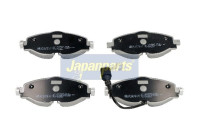 Brake Pad Set, disc brake PA-0907AF Japanparts