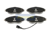 Brake Pad Set, disc brake PA-0908AF Japanparts