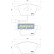 Brake Pad Set, disc brake PA-0909AF Japanparts, Thumbnail 2