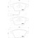 Brake Pad Set, disc brake PA-0909AF Japanparts, Thumbnail 2