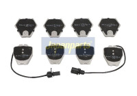 Brake Pad Set, disc brake PA-0912AF Japanparts