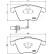 Brake Pad Set, disc brake PA-0913AF Japanparts, Thumbnail 2