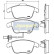 Brake Pad Set, disc brake PA-0915AF Japanparts, Thumbnail 2