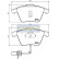 Brake Pad Set, disc brake PA-0921AF Japanparts, Thumbnail 2