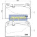Brake Pad Set, disc brake PA-0924AF Japanparts, Thumbnail 2