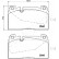 Brake Pad Set, disc brake PA-0924AF Japanparts, Thumbnail 2