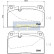 Brake Pad Set, disc brake PA-0924AF Japanparts, Thumbnail 2
