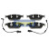 Brake Pad Set, disc brake PA-0925AF Japanparts