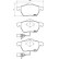 Brake Pad Set, disc brake PA-0927AF Japanparts, Thumbnail 2