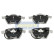 Brake Pad Set, disc brake PA-0927AF Japanparts
