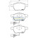 Brake Pad Set, disc brake PA-0927AF Japanparts, Thumbnail 2