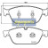 Brake Pad Set, disc brake PA-0930AF Japanparts, Thumbnail 2