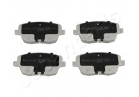 Brake Pad Set, disc brake PA-0935AF Japanparts