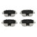 Brake Pad Set, disc brake PA-0935AF Japanparts