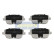 Brake Pad Set, disc brake PA-0935AF Japanparts