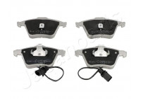 Brake Pad Set, disc brake PA-0937AF Japanparts