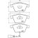 Brake Pad Set, disc brake PA-0937AF Japanparts, Thumbnail 2