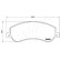 Brake Pad Set, disc brake PA-0940AF Japanparts, Thumbnail 2