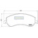 Brake Pad Set, disc brake PA-0940AF Japanparts, Thumbnail 2