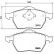 Brake Pad Set, disc brake PA-0941AF Japanparts, Thumbnail 2