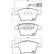 Brake Pad Set, disc brake PA-0954AF Japanparts, Thumbnail 2