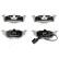 Brake Pad Set, disc brake PA-0955AF Japanparts