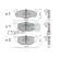 Brake Pad Set, disc brake PA-0955AF Japanparts, Thumbnail 2