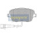 Brake Pad Set, disc brake PA-0956AF Japanparts, Thumbnail 2