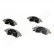 Brake Pad Set, disc brake PA-1002AF Japanparts, Thumbnail 3