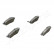 Brake Pad Set, disc brake PA-1002AF Japanparts, Thumbnail 4