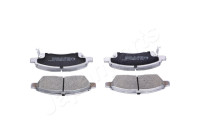 Brake Pad Set, disc brake PA-1002AF Japanparts