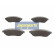 Brake Pad Set, disc brake PA-1004AF Japanparts, Thumbnail 2