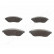 Brake Pad Set, disc brake PA-1004AF Japanparts, Thumbnail 2