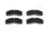 Brake Pad Set, disc brake PA-122AF Japanparts