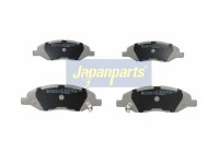 Brake Pad Set, disc brake PA-127AF Japanparts