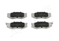 Brake Pad Set, disc brake PA-195AF Japanparts